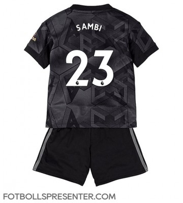 Arsenal Albert Sambi Lokonga #23 Bortatröja Barn 2022-23 Kortärmad (+ korta byxor)